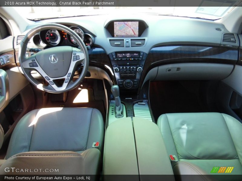 Crystal Black Pearl / Parchment 2010 Acura MDX Technology