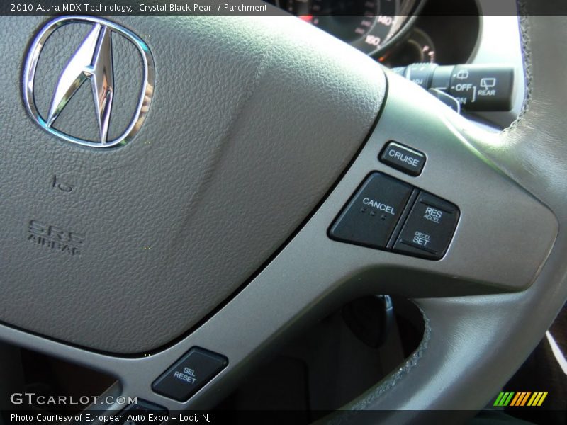 Crystal Black Pearl / Parchment 2010 Acura MDX Technology