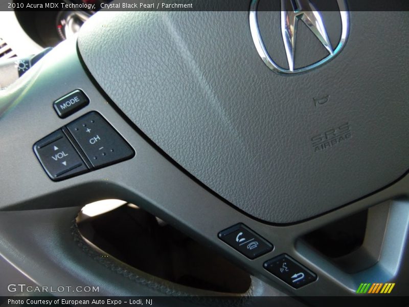 Crystal Black Pearl / Parchment 2010 Acura MDX Technology