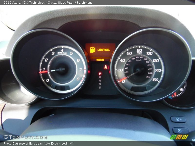 Crystal Black Pearl / Parchment 2010 Acura MDX Technology