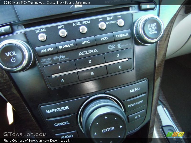 Crystal Black Pearl / Parchment 2010 Acura MDX Technology