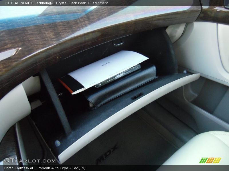 Crystal Black Pearl / Parchment 2010 Acura MDX Technology
