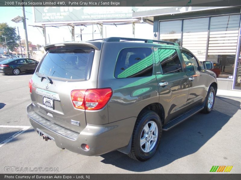 Pyrite Gray Mica / Sand Beige 2008 Toyota Sequoia Limited 4WD