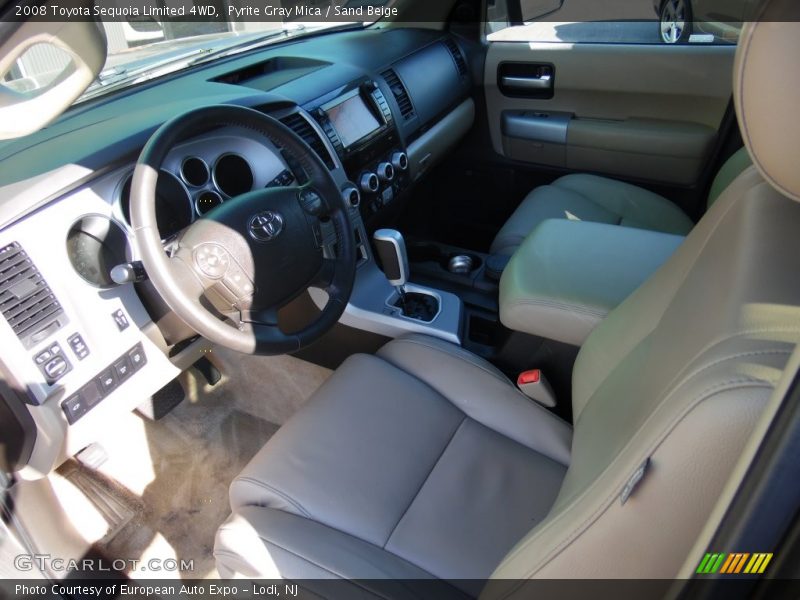 Pyrite Gray Mica / Sand Beige 2008 Toyota Sequoia Limited 4WD