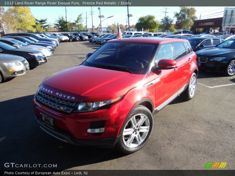 Firenze Red Metallic / Ebony 2013 Land Rover Range Rover Evoque Pure