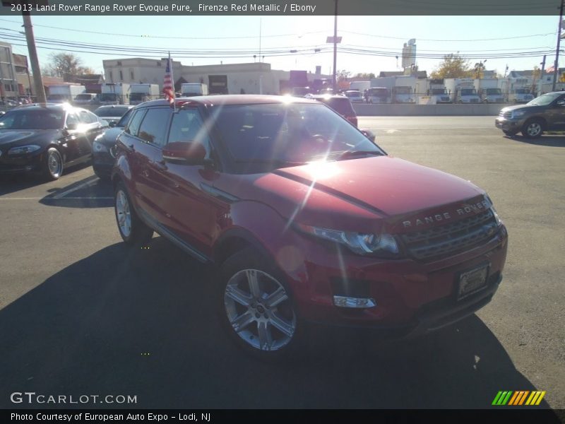 Firenze Red Metallic / Ebony 2013 Land Rover Range Rover Evoque Pure