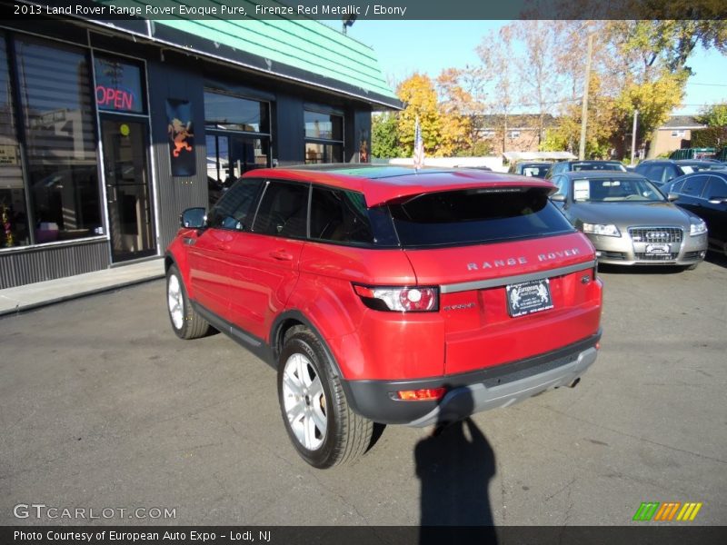 Firenze Red Metallic / Ebony 2013 Land Rover Range Rover Evoque Pure