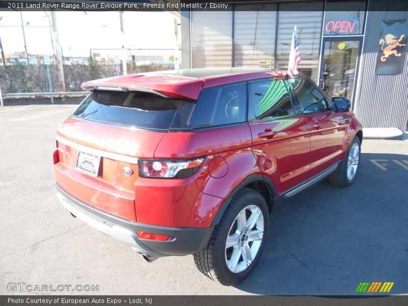 Firenze Red Metallic / Ebony 2013 Land Rover Range Rover Evoque Pure
