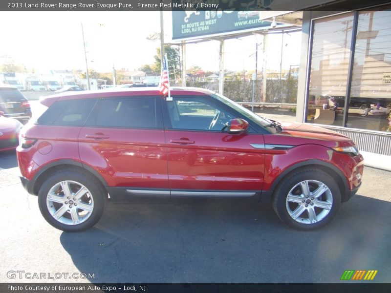 Firenze Red Metallic / Ebony 2013 Land Rover Range Rover Evoque Pure