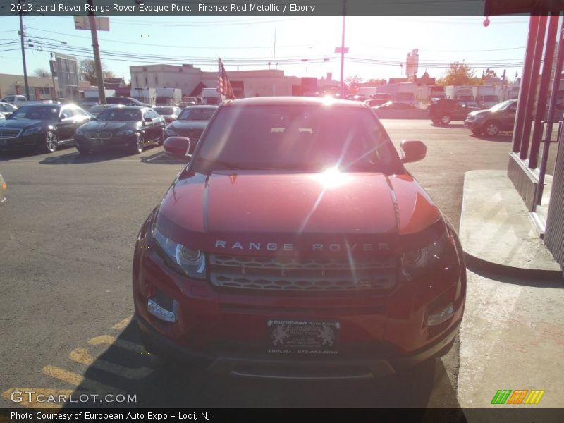 Firenze Red Metallic / Ebony 2013 Land Rover Range Rover Evoque Pure