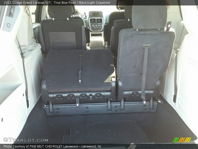 True Blue Pearl / Black/Light Graystone 2015 Dodge Grand Caravan SXT