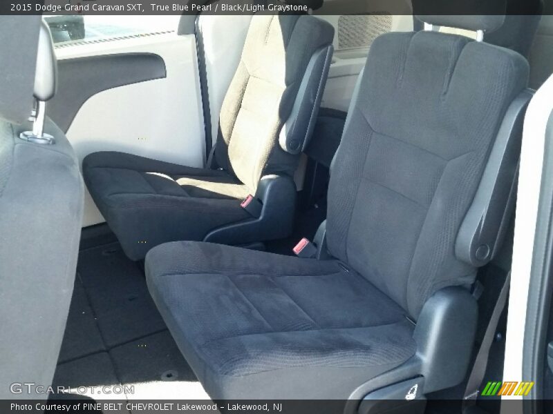 True Blue Pearl / Black/Light Graystone 2015 Dodge Grand Caravan SXT