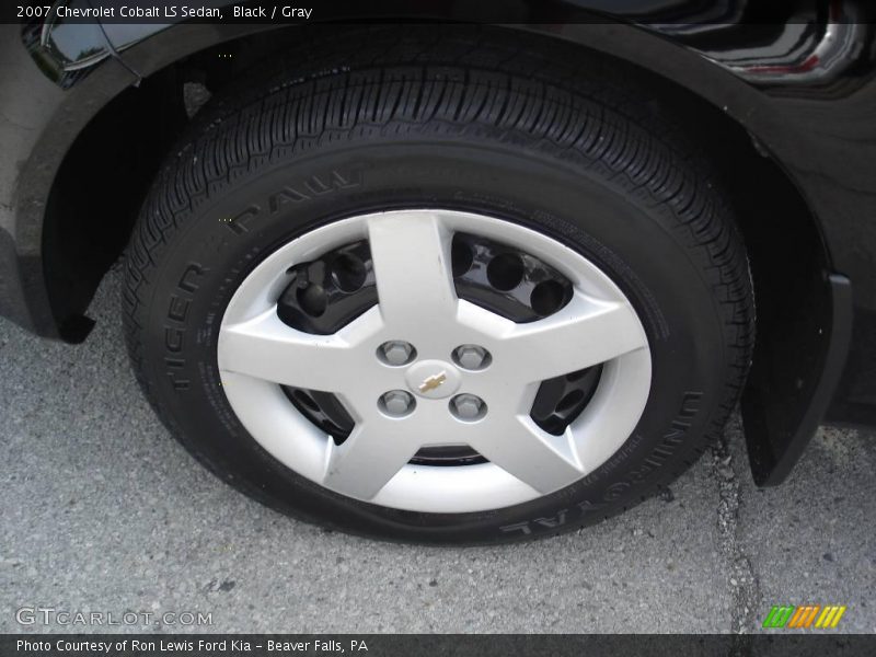 Black / Gray 2007 Chevrolet Cobalt LS Sedan