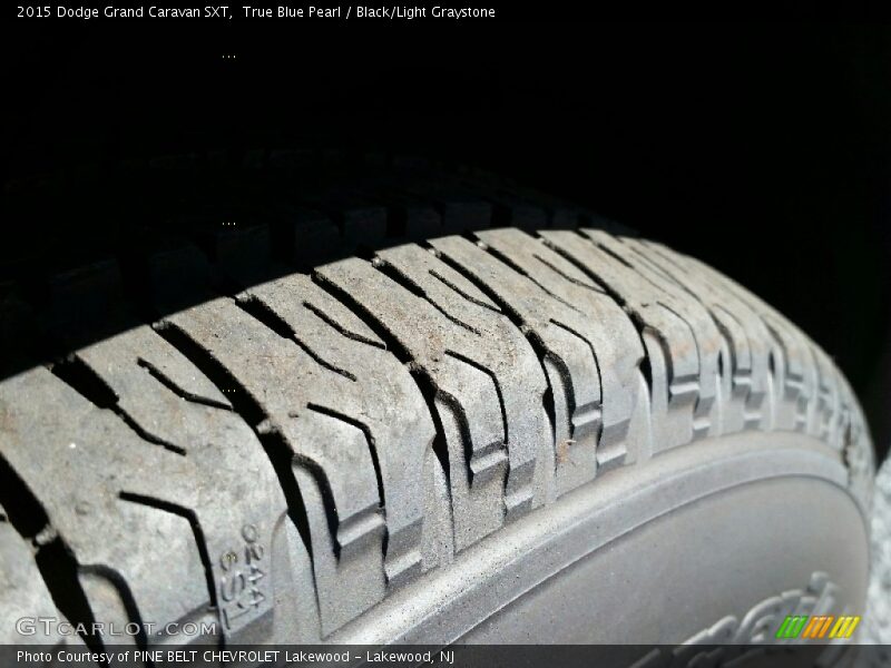 True Blue Pearl / Black/Light Graystone 2015 Dodge Grand Caravan SXT