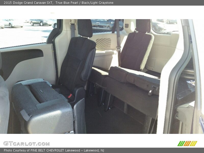 True Blue Pearl / Black/Light Graystone 2015 Dodge Grand Caravan SXT