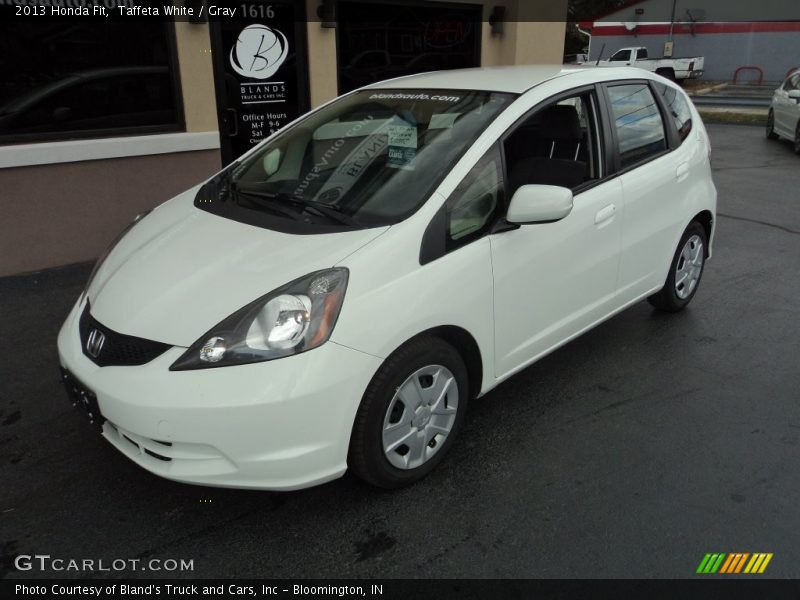 Taffeta White / Gray 2013 Honda Fit