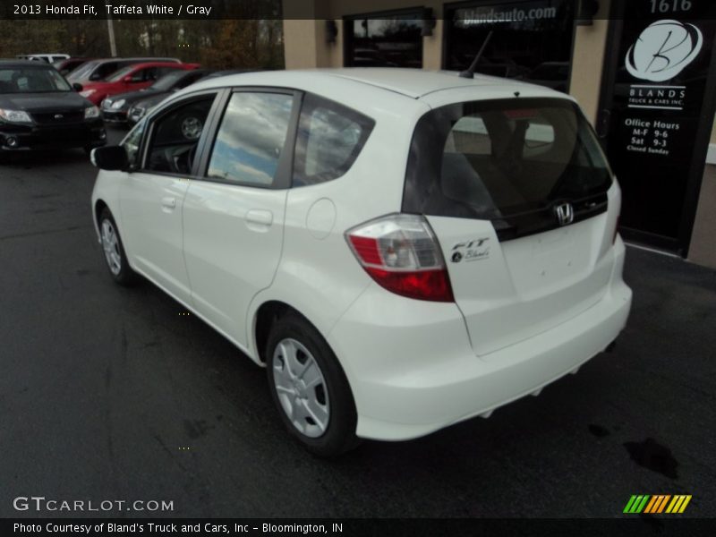 Taffeta White / Gray 2013 Honda Fit