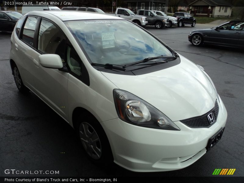 Taffeta White / Gray 2013 Honda Fit