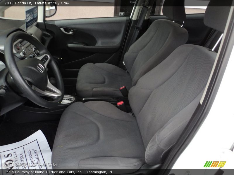 Taffeta White / Gray 2013 Honda Fit