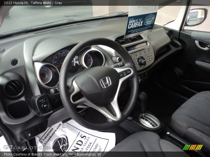 Taffeta White / Gray 2013 Honda Fit