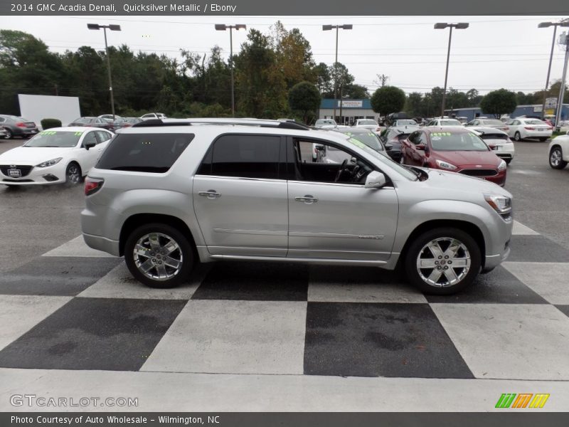 Quicksilver Metallic / Ebony 2014 GMC Acadia Denali