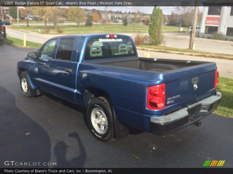 Atlantic Blue Pearl / Medium Slate Gray 2005 Dodge Dakota ST Quad Cab