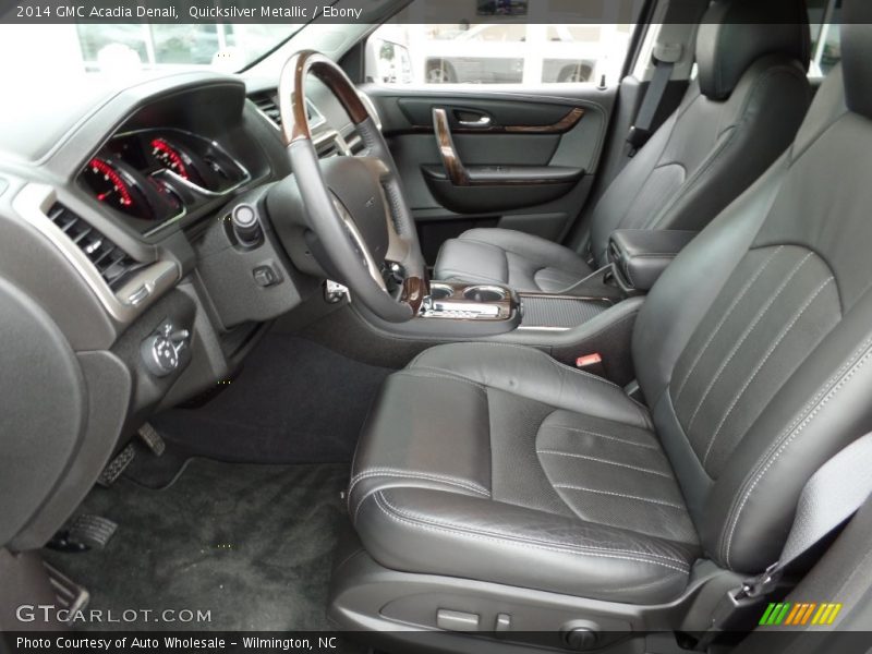 Quicksilver Metallic / Ebony 2014 GMC Acadia Denali