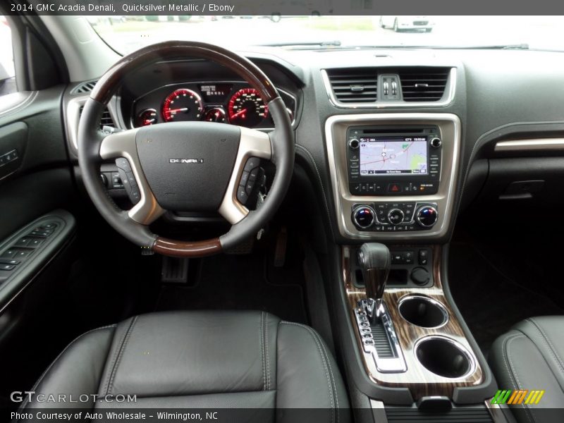 Quicksilver Metallic / Ebony 2014 GMC Acadia Denali
