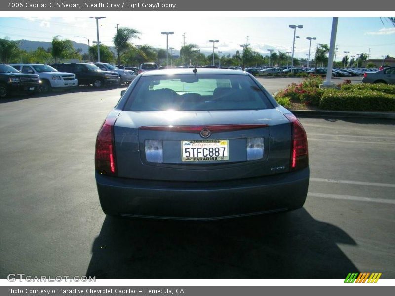 Stealth Gray / Light Gray/Ebony 2006 Cadillac CTS Sedan