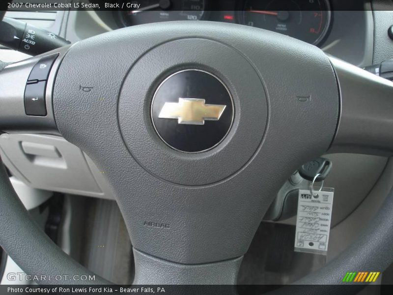 Black / Gray 2007 Chevrolet Cobalt LS Sedan