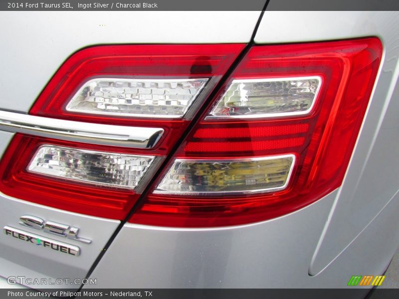 Ingot Silver / Charcoal Black 2014 Ford Taurus SEL