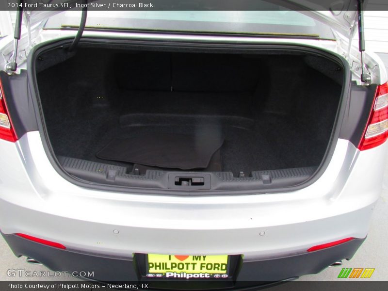 Ingot Silver / Charcoal Black 2014 Ford Taurus SEL