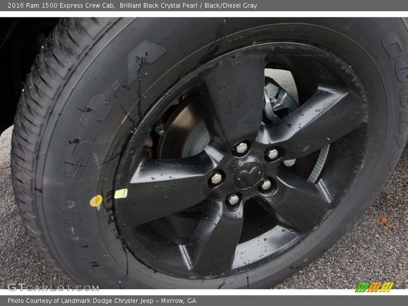 Brilliant Black Crystal Pearl / Black/Diesel Gray 2016 Ram 1500 Express Crew Cab