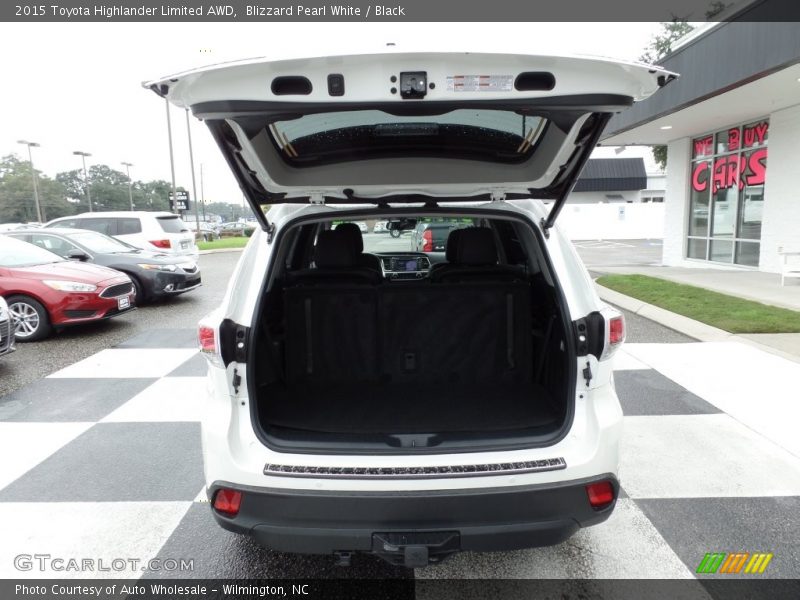 Blizzard Pearl White / Black 2015 Toyota Highlander Limited AWD