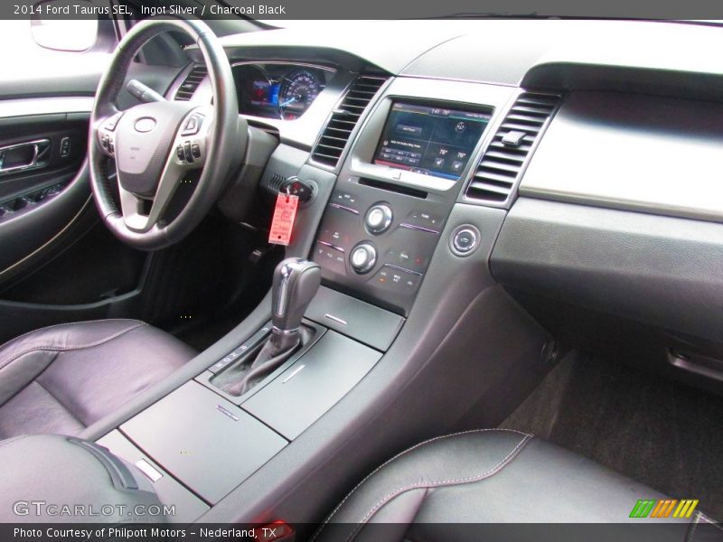 Ingot Silver / Charcoal Black 2014 Ford Taurus SEL