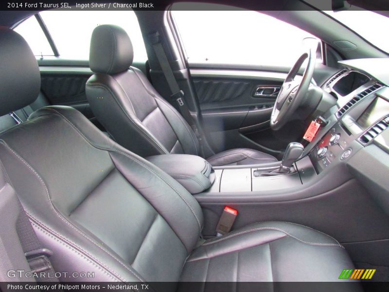 Ingot Silver / Charcoal Black 2014 Ford Taurus SEL