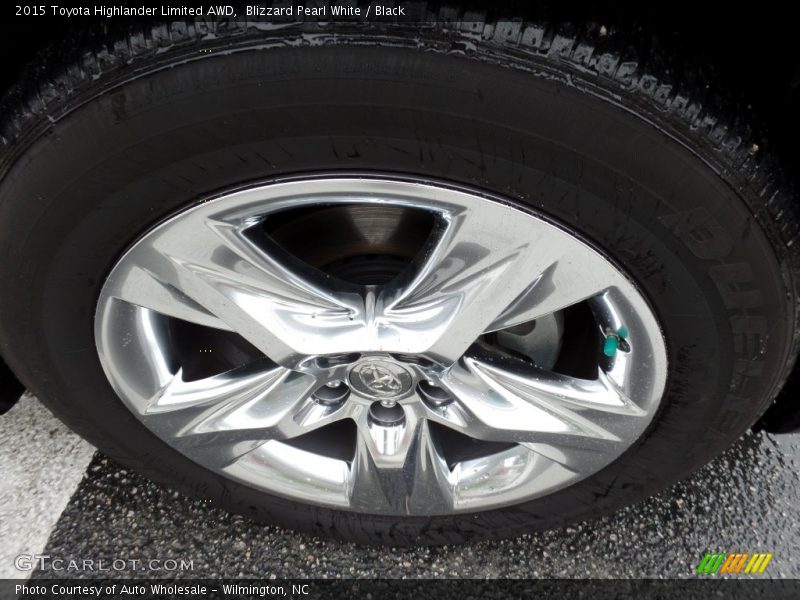 Blizzard Pearl White / Black 2015 Toyota Highlander Limited AWD