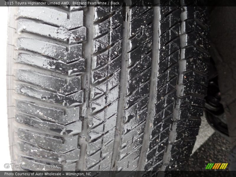 Blizzard Pearl White / Black 2015 Toyota Highlander Limited AWD