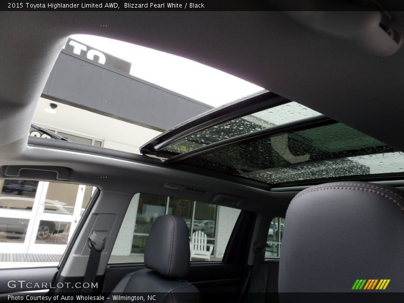 Blizzard Pearl White / Black 2015 Toyota Highlander Limited AWD