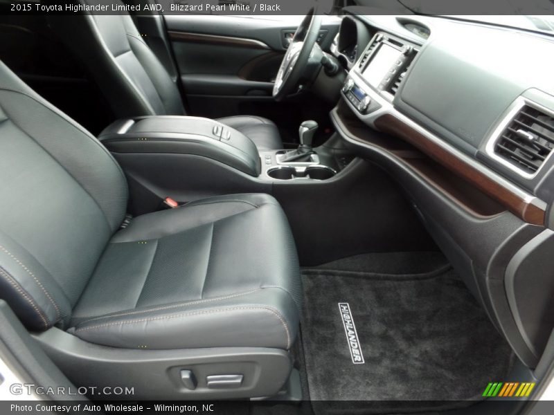 Blizzard Pearl White / Black 2015 Toyota Highlander Limited AWD