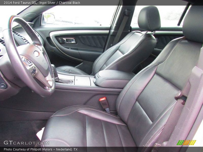 Ingot Silver / Charcoal Black 2014 Ford Taurus SEL
