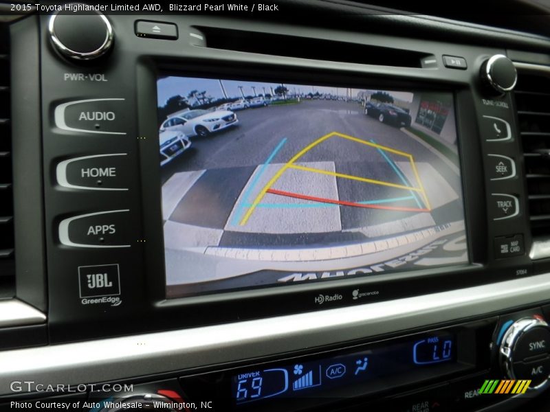 Blizzard Pearl White / Black 2015 Toyota Highlander Limited AWD
