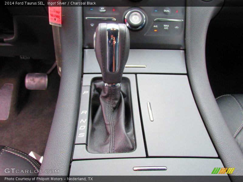 Ingot Silver / Charcoal Black 2014 Ford Taurus SEL