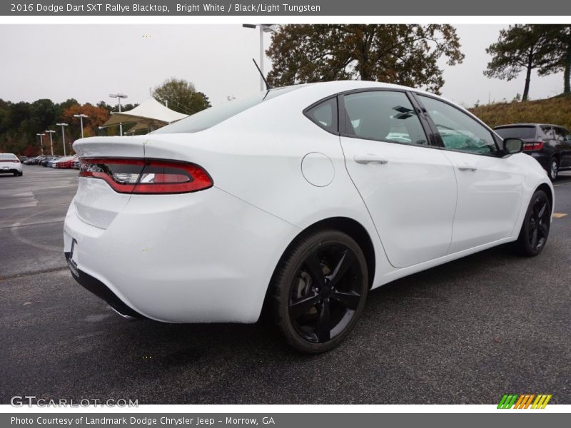 Bright White / Black/Light Tungsten 2016 Dodge Dart SXT Rallye Blacktop