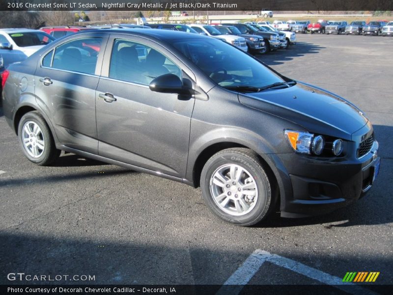  2016 Sonic LT Sedan Nightfall Gray Metallic
