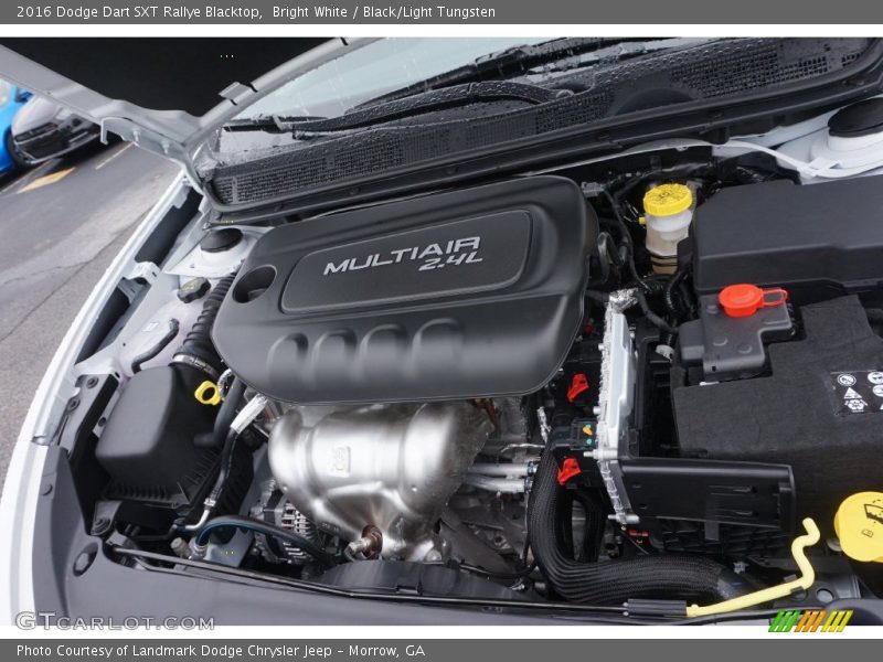 Bright White / Black/Light Tungsten 2016 Dodge Dart SXT Rallye Blacktop