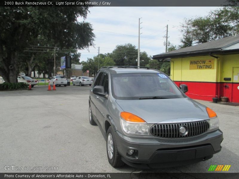 Light Spiral Gray Metallic / Gray 2003 Buick Rendezvous CX