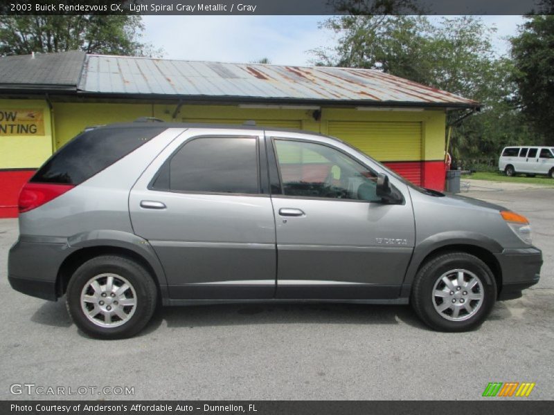 Light Spiral Gray Metallic / Gray 2003 Buick Rendezvous CX