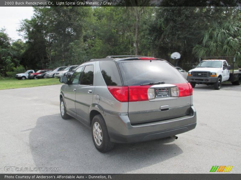 Light Spiral Gray Metallic / Gray 2003 Buick Rendezvous CX