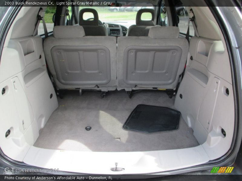 Light Spiral Gray Metallic / Gray 2003 Buick Rendezvous CX